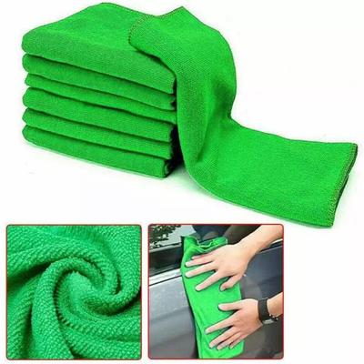 5 Stück Autowasch-Mikrofasertuch Plüsch Reinigungs-Trockentuch Auto 25x25cm Pflege Poliertuch Detailing-Tuch G0P3