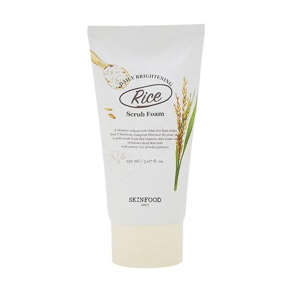 Skinfood Rice Daily Brightening Scrub Foam 150ml Rice Scrub Foam