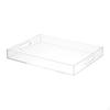 Acrylic Serving Tray Bathroom Vanity Organizer Fruit Multifunction Clear for