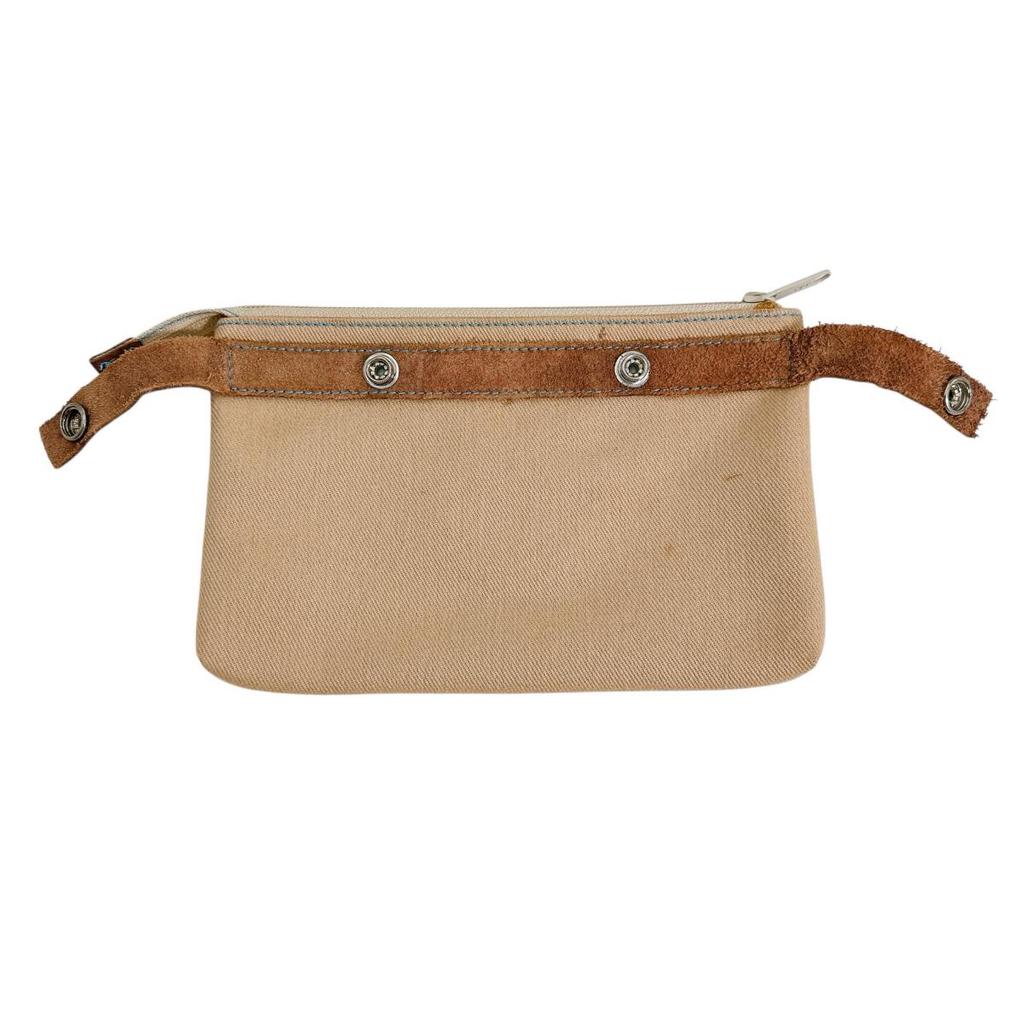 HUNTING WORLD With porch A4 Tote Bag canvas beige mens Used