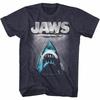 Jaws Lichtenstien Navy Heather Adult T-Shirt