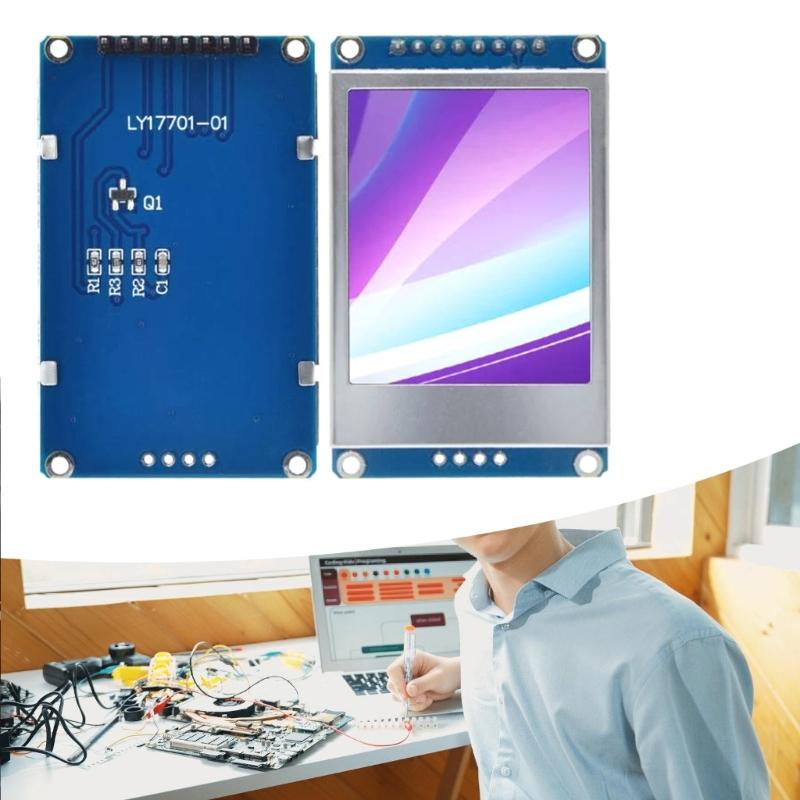 Fast speed SPI Interfaces TFT LCD Screen 1.77inch ST7735 Driver 128x160 Resolution for Microcontroller Data Visualization