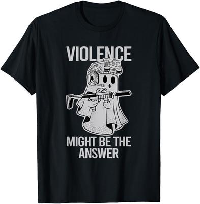 La Violenza Incredibile Potrebbe Essere La Risposta Citazione Ghost T-Shirt