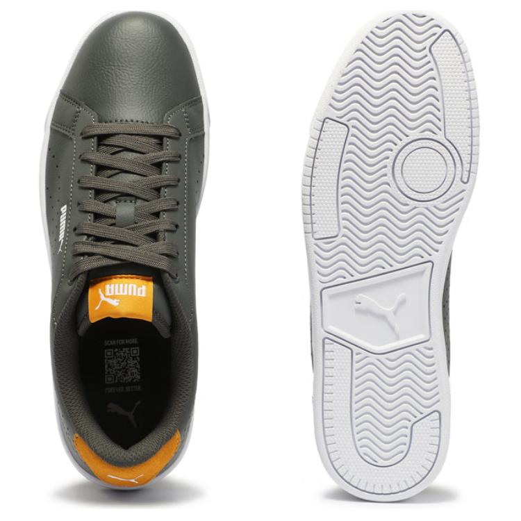 PUMA Grounded Perf Comfortable Versatile Low-Top Lifestyle Sneakers Unisex sneakers Gray White 398418-03