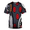 New Naruto 3D Digital Printed T-shirt Short Sleeved Men's  Clothing T-shirt