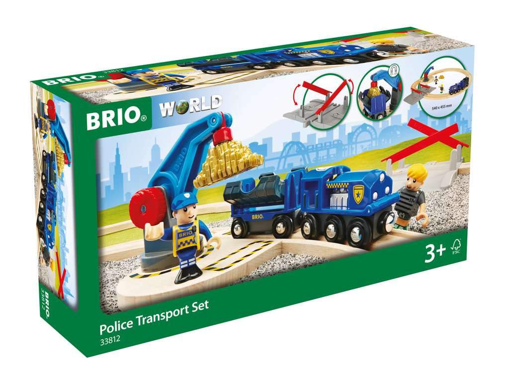 

BRIO WORLD Полицейский транспортный набор 33812