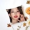Idol Lovely J-Jang Won-Young Cushion Cover Washable Linen Pillowcase Soft For Daily Sofa Bed Home Room Decor
