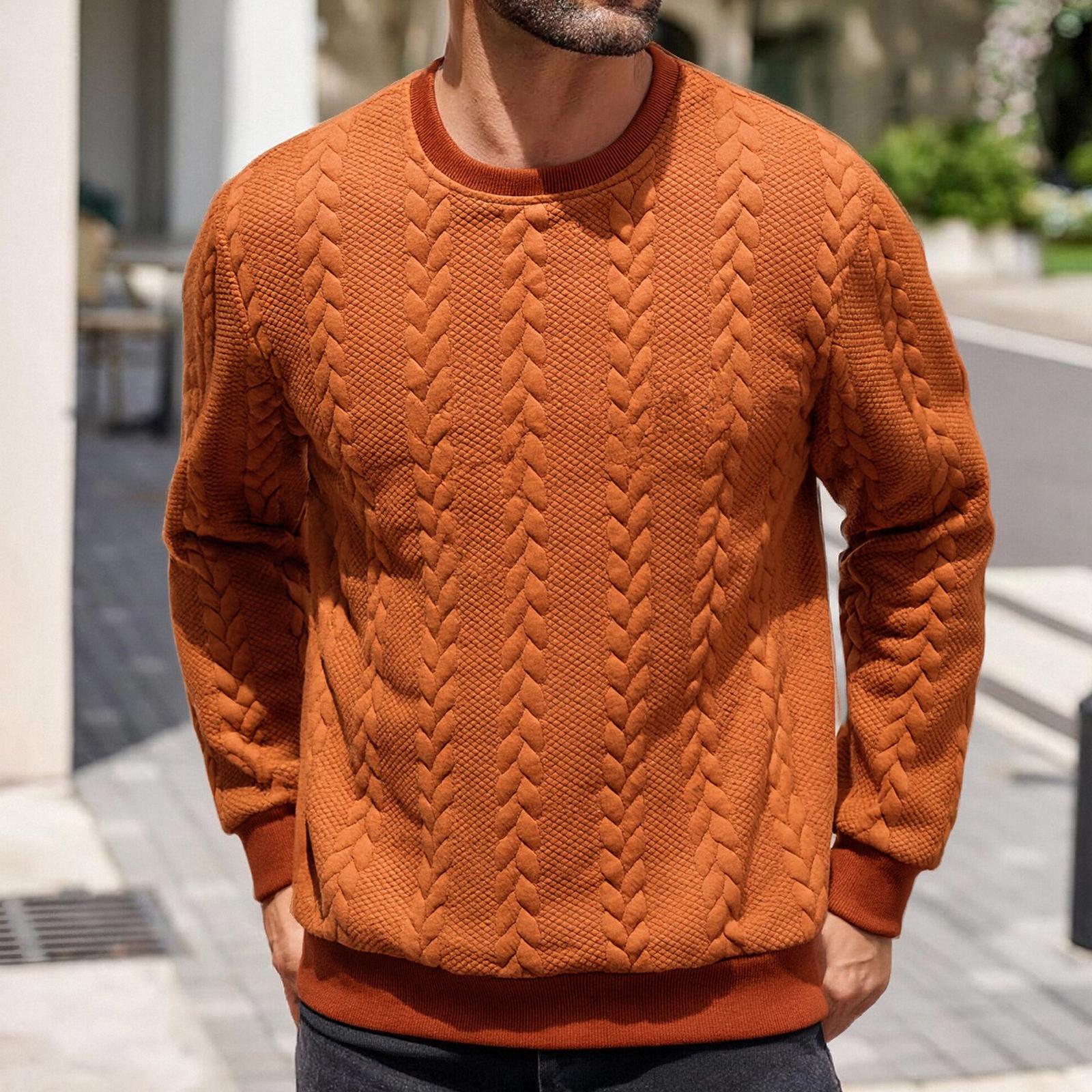 

Men s Leisure Fashion Round Neck Long Sleeves Hoodie XXL