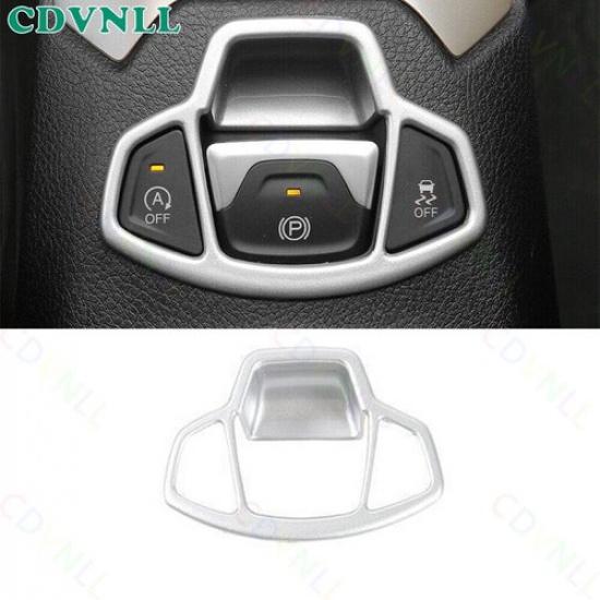 Car Hand Brake Lever Strip Cover Trim 1* For Jeep Compass 2017- Matte Silver