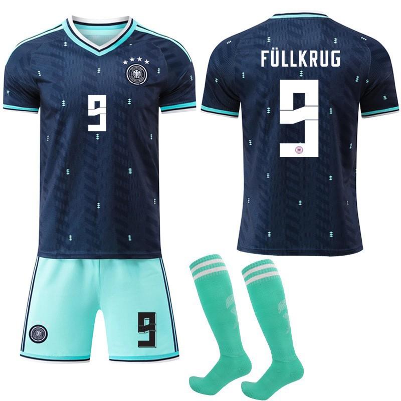 2627 Allemagne Extérieur Coupe du Monde N°. 8 Cross Jersey 7 Hafertz 10 Musiara Combinaison Uniforme de Football Homme