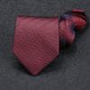 Men'S Zipper Free Dress Tie Business Red Black Professional Wedding Groom Korean Version Of A Pull Tie