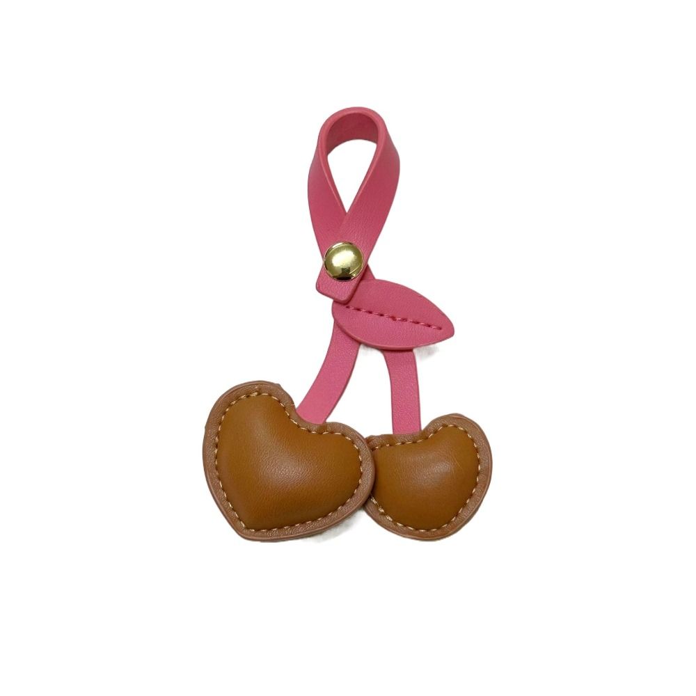 Love PU Leather Hanger PU Leather Bag Pendant Trendy Keychain  Bag Ornament