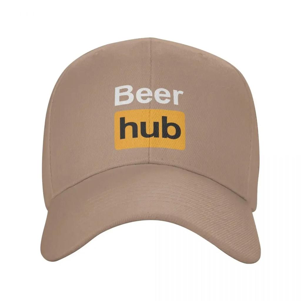 Custom Punk Beer Hub Baseball Cap for Women Unisex Breathable Beerhub Dad Hat Sports Snapback Hats