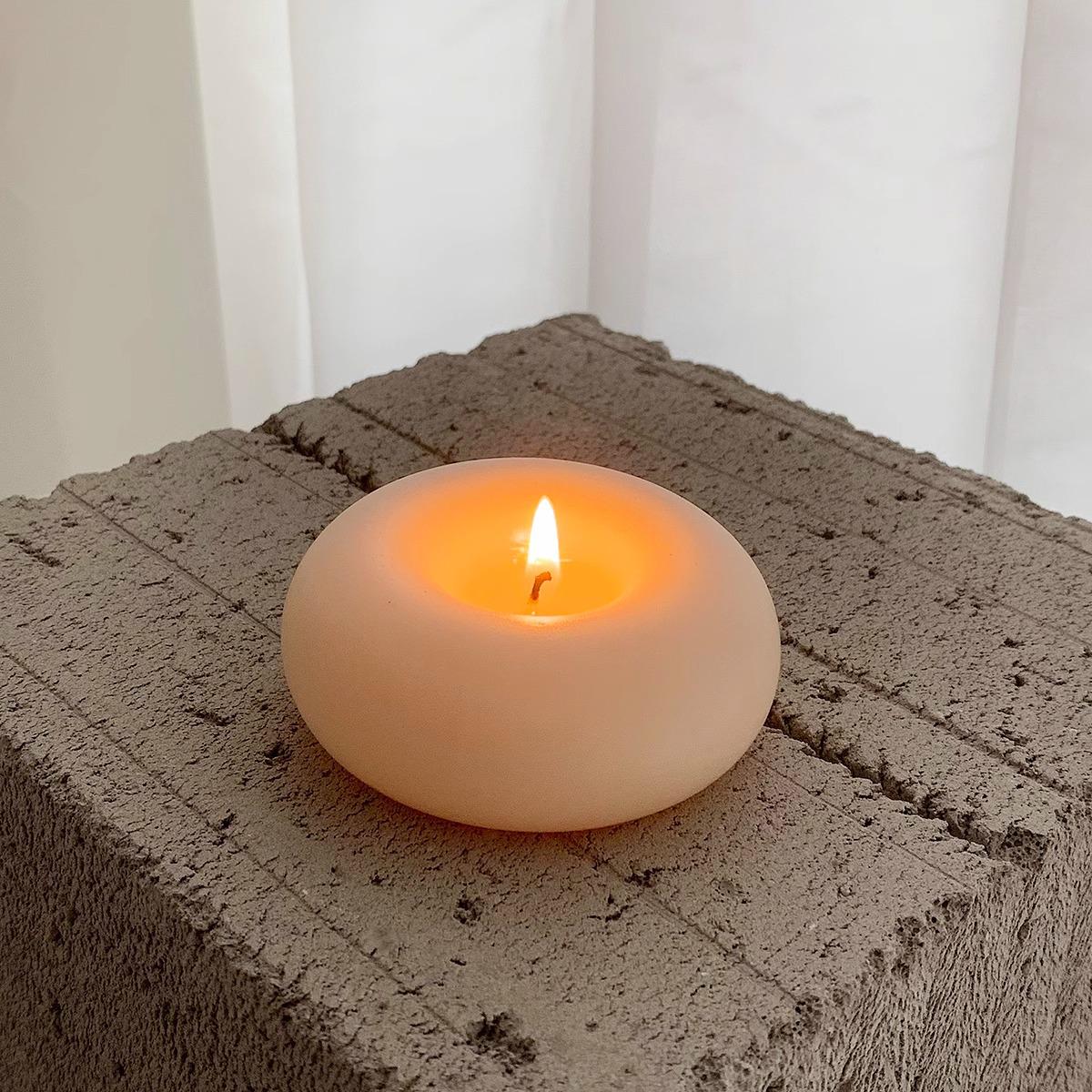 

Donut-Scented Candle: Creative Home Decor for Bedrooms, Smokeless & Romantic Birthday Gift.