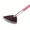 1pc Professional Fan Shaped Makeup Brush for Perfect Blending and Highlighting