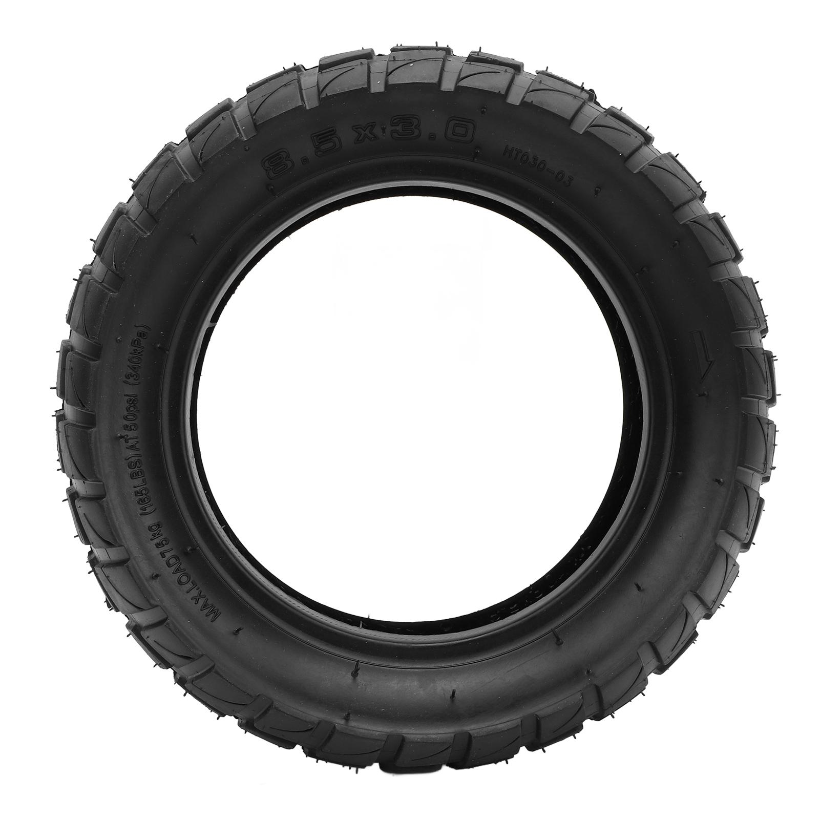 

8.5x3.0 Electric Scooter Tire Replacement Impact Force Shock Absorption Rubber Inflatable Off Road T