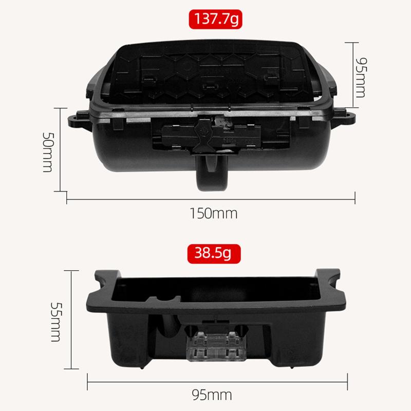 Car Ashtrays ABS Center Console Ashtray Assembly Box Cover For Bmw 5 Series F10 F11 F18 520i 525i 528i 530i 2010-2017