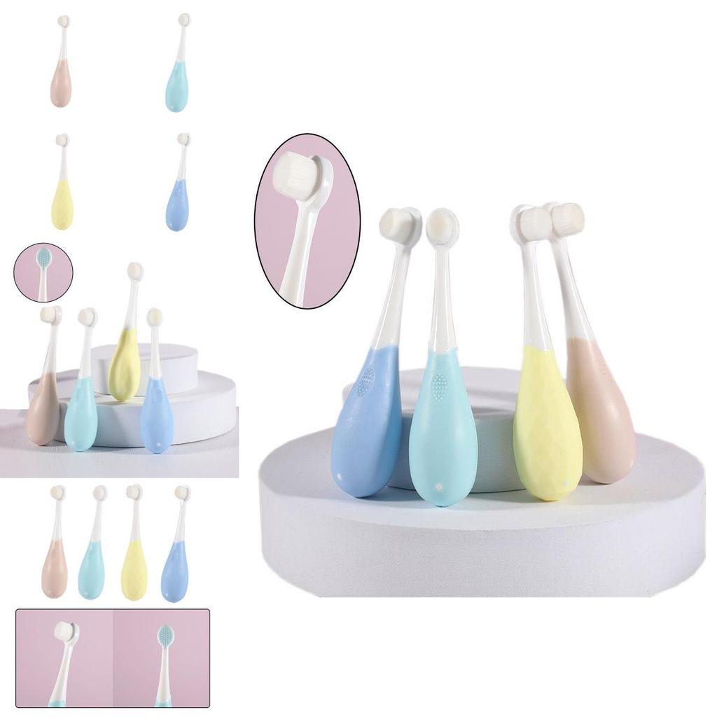 Comfortable Toddler Brush For Oral Teeth Care With Anti-slip Handle And Soft Bristles