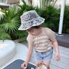 Móda Děti Elegantní Krajka Květina Rybářský Klobouk Ochrana proti Slunci Síťovaný Klobouk Bílá Krajková Kbelíková Čepice