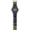 Casio Standard Digital Watch W-219HB-3AV Men's Green Velcro Fastening Band Imported Model