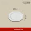 Wuhe White Melamine Octagonal Side Plate