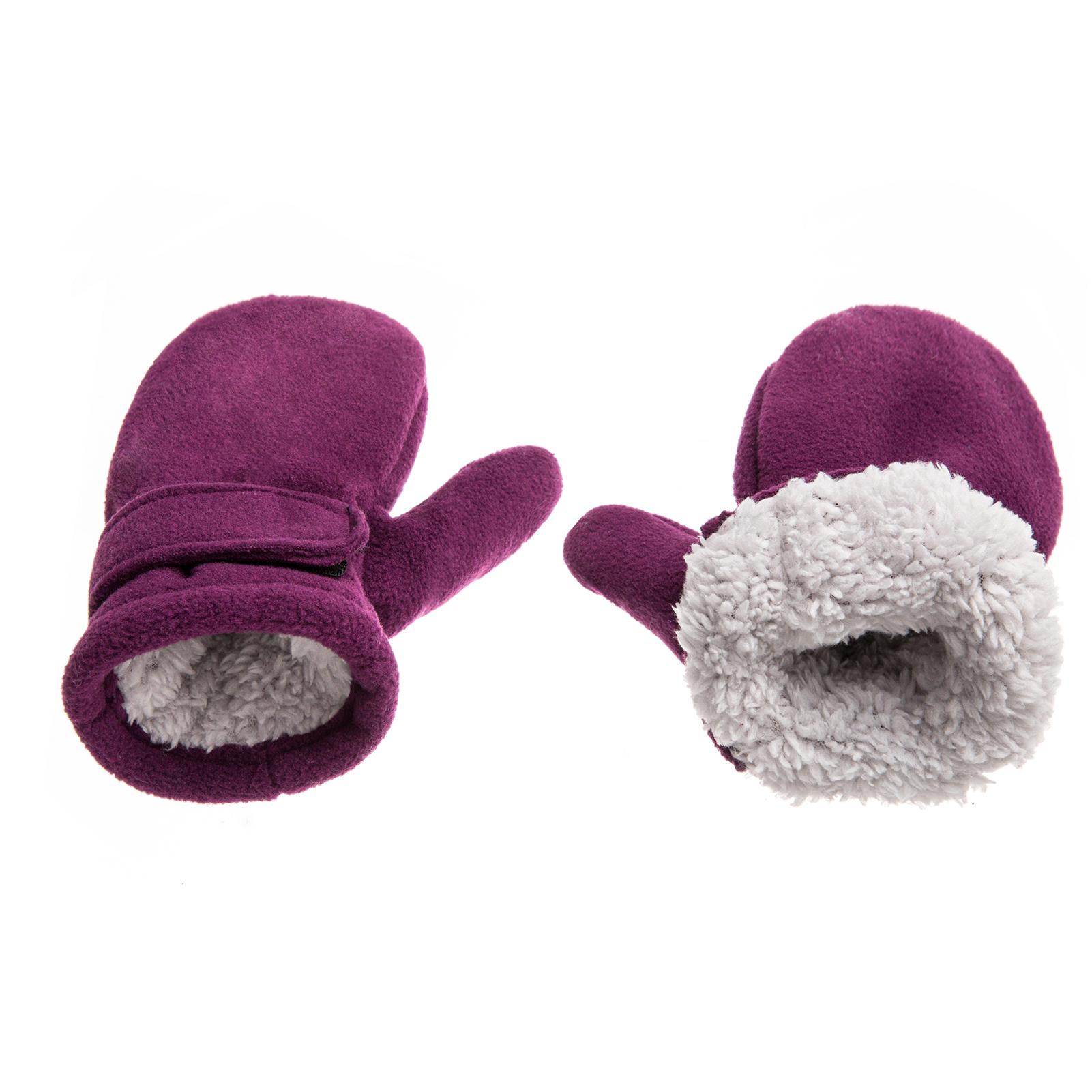 

Детские зимние варежки L фиолетовый