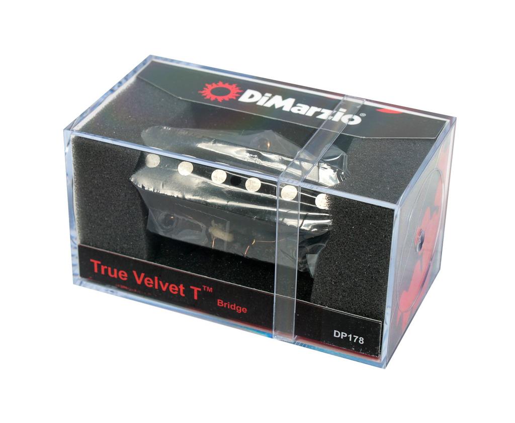 DiMarzio "TRUE VELVET T" Bridge Pickup, Black, DP178-BK