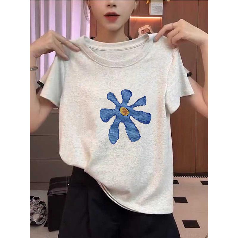 Spring/Summer 2026 Yellow Slim Fit Women s Short Sleeve Casual T-Shirt 3X-Large