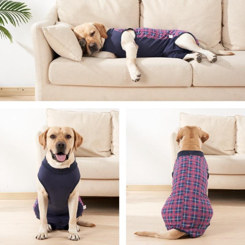 Pet Recovery Clothes for Big Dogs Four Seasons Weaning Belly Protection Postoperative Care Dog Recovery Suit 5