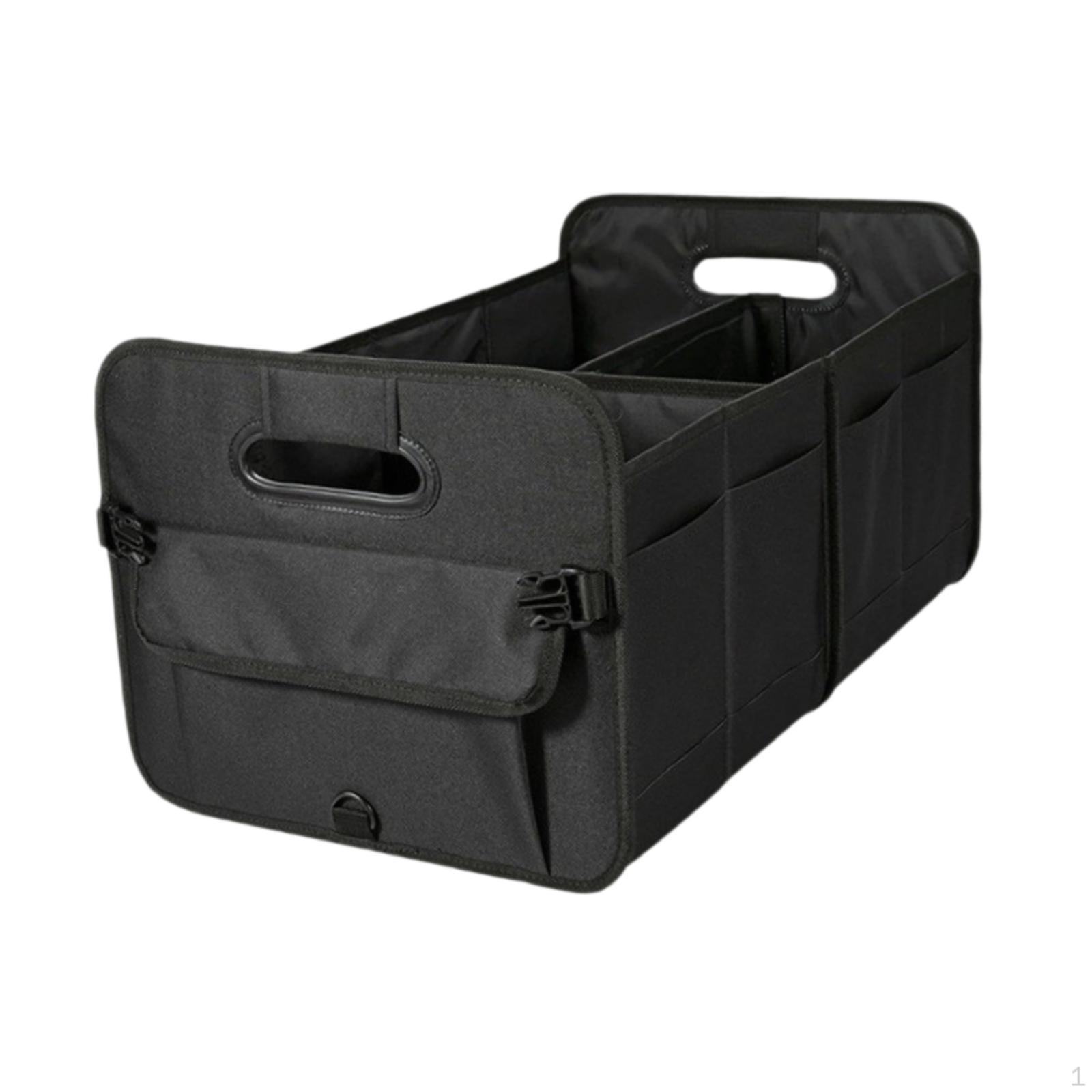 

Автомобільний органайзер Складний ящик для зберігання Вантажний багажник знімний для кемпінгу чорний