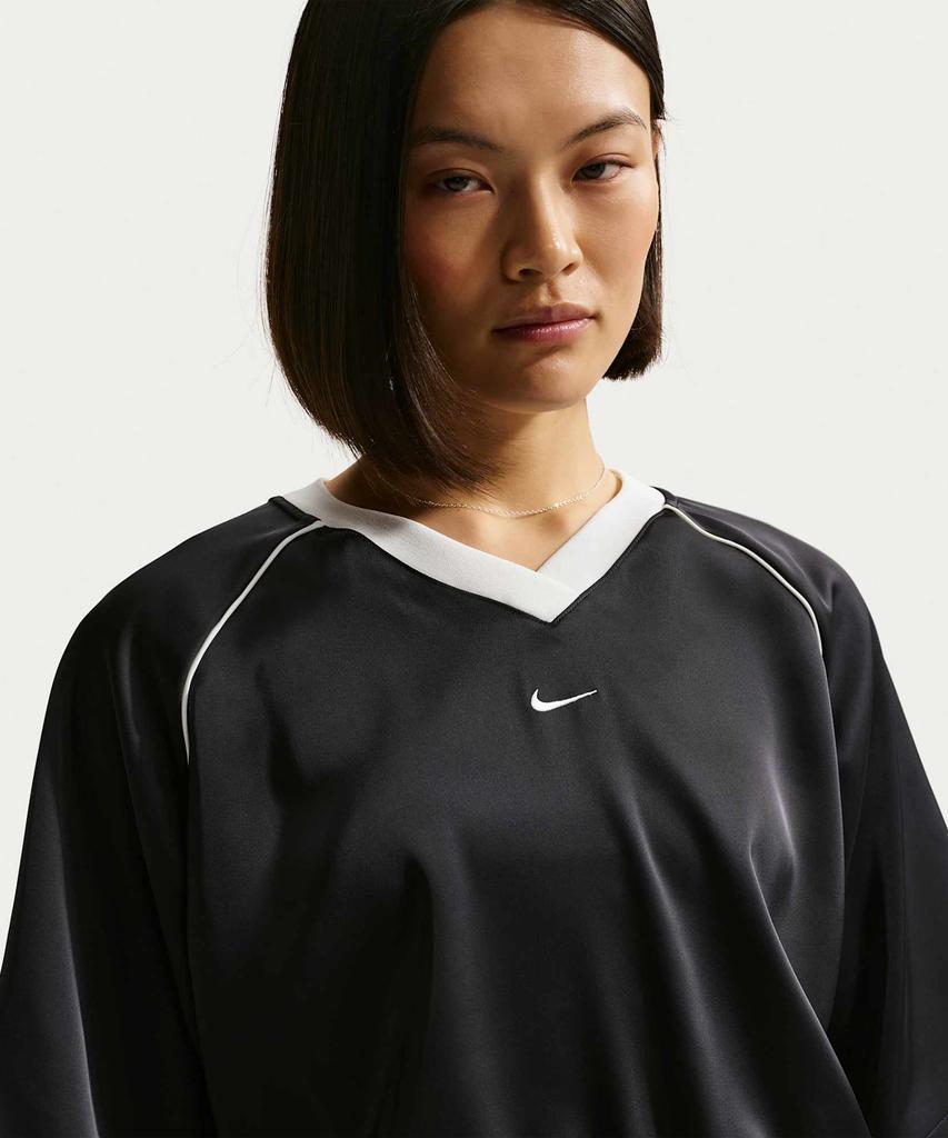 Nike Sportswear Oversized Satin Top W - Black:Sale / Ih1331-010