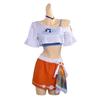 Honkai Star Rail Robin Fanta Collab Summer Skirt Cosplay Set with Wig and Accessories