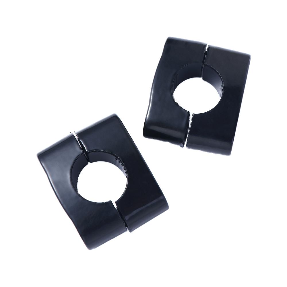 Lenker Griffe Schwarz Erhöhungen Adapter Erhöhung Halter Klemme Fat Bar Erhöhung Motorrad Lenker Klemme