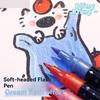 24/48/72/96 Colors Dual Brush Tip Glitter Art Markers Metallic Paint Marker Pens DIY Crafts Birthday Cards, Making Poster, Album