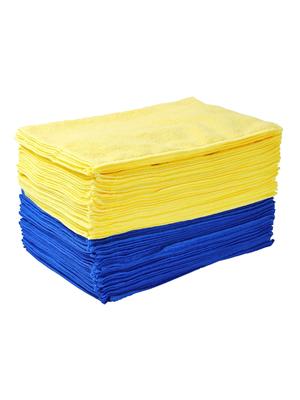 Strix Design Antibacterial Microfiber 40 Yellow 40 X 30 Absorbs Cloths, Pieces, & Blue, Approx. Cm, Ultra-fine Fiber, Water, Quick-drying