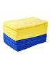 Strix Design Antibacterial Microfiber 40 Yellow 40 X 30 Absorbs Cloths, Pieces, & Blue, Approx. Cm, Ultra-fine Fiber, Water, Quick-drying