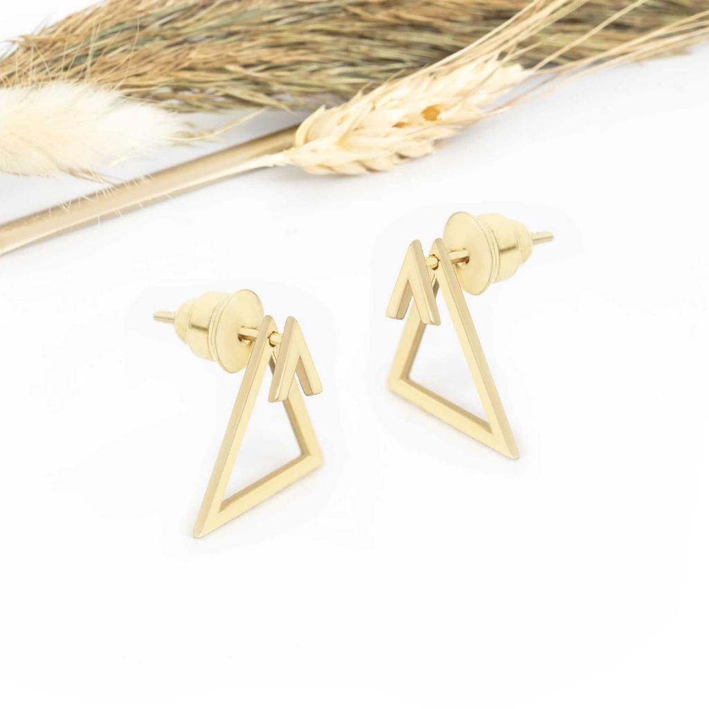 Modische Dreieck-Ohrringe für Damen