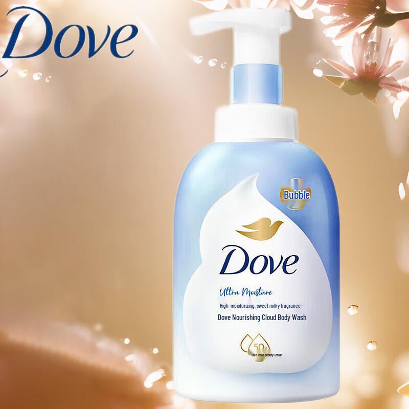 Dove Deep Nourishing Foaming Body Wash with Amino Acids, Sweet Milk Scent, 400ml