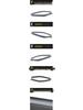 Maxus 13 G10 Plastic Rain Guards with Bright Strips - Exterior Trim Accessories