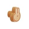 Cartoon Design, Cute Animal, Solid Wood Hook, No Punching, Wooden Adhesive Hook, Beech Wood, Clothes Hook At The Entrance of The Door, Cabinet Handle