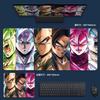 Creative PU Leather Mouse Pad Oversized Dragon Ball Computer Keyboard Pad Son Goku Animation Boys Anti-slip Mouse Pad Game E-sports Special Table Mat