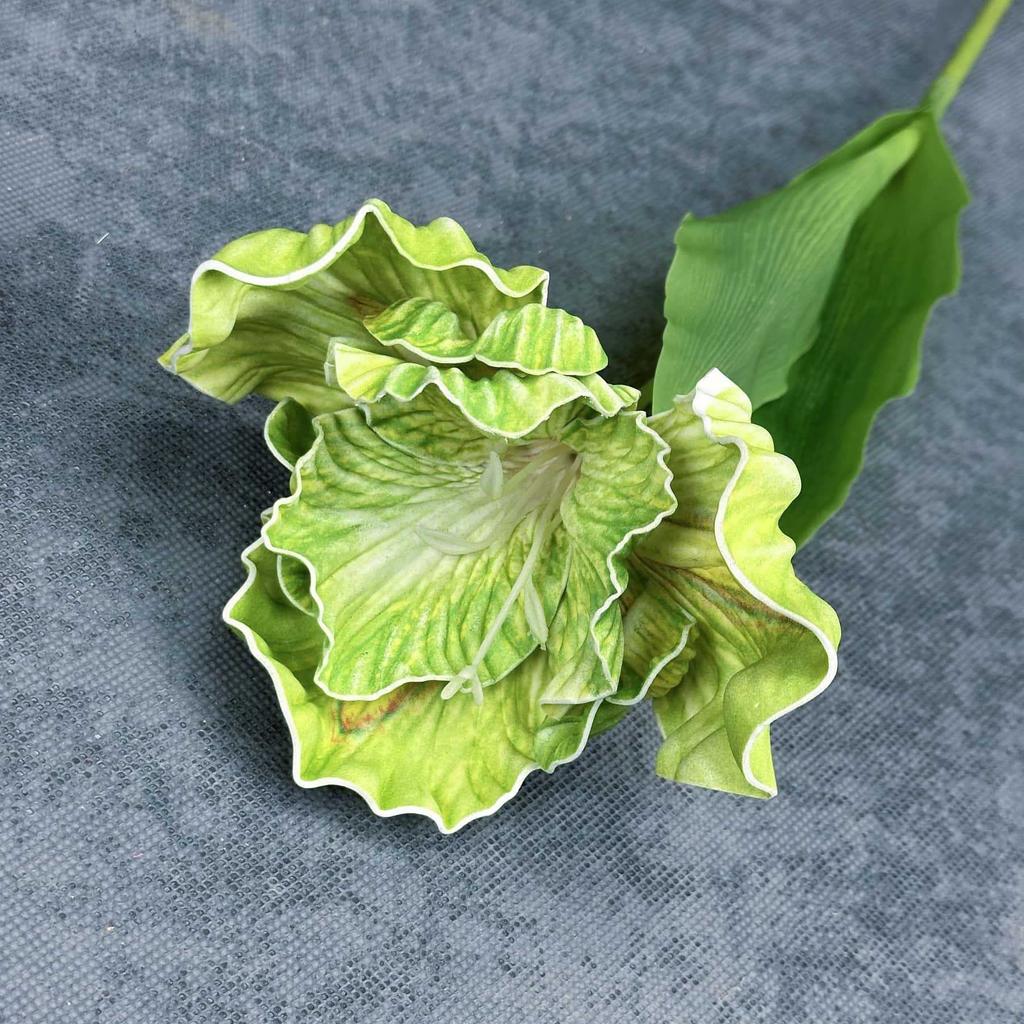 Artificial Real Touch Iris Flower branch EVA Large Iris for Wedding Party Hotel Home Floral Decor