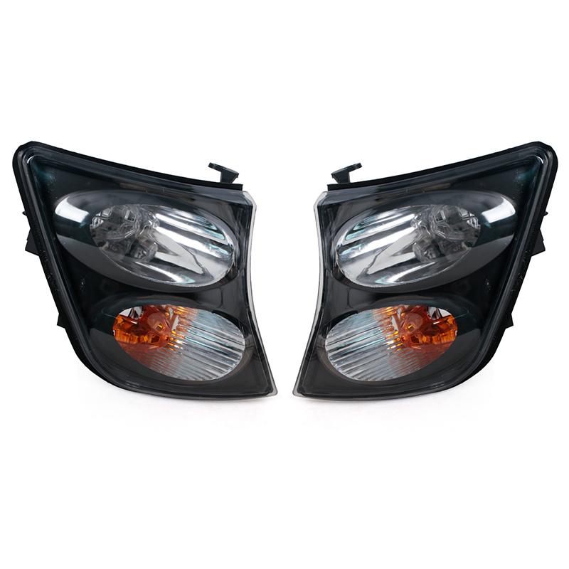 Car Headlamp Corner Light Front Bumper Headlight Side Marker Turn Signal Lamp No Bulb For Nissan Patrol Y61 2001 2002 2003