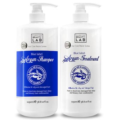 Parkjun Beauty Lab Blue Label Argan Shampoo 1150ml + Treatment 1150ml Set, 1 Set