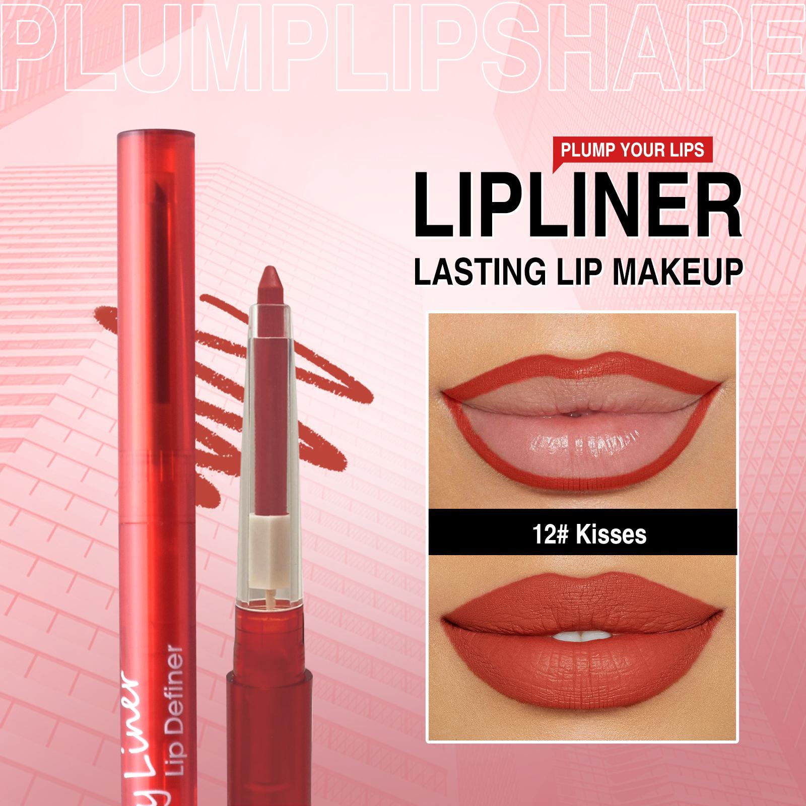 

12 цветов подводки для губ бархатный мусс мульти-карандаш высокопигментированный макияж губ