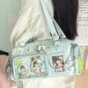 Large Capacity Transparent Ita Bag Crossbody Shoulder Bag For Anime Exhibition DIY Display Cute Girl Style