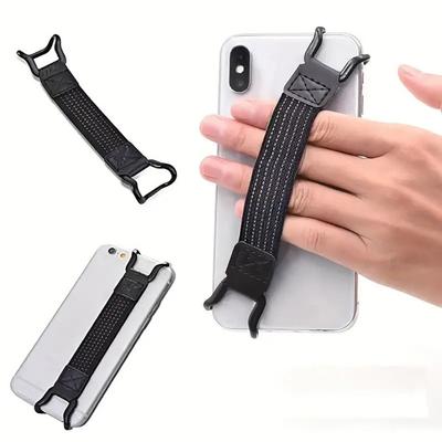 Phone Strap Buckle Anti-Fall One-Handed Operation Fixing Secure High Elastic Phone Holder Back Strap