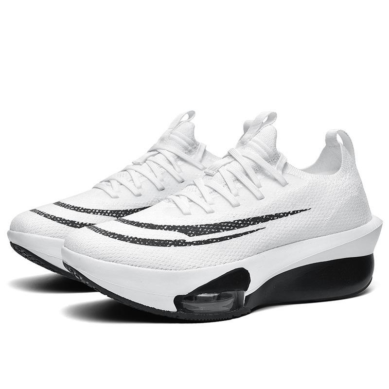 22 Spring and Summer Large Size Fly-woven Running Shoes Outdoor Hiking Air Cushion Leisure Sports Tide Shoes
