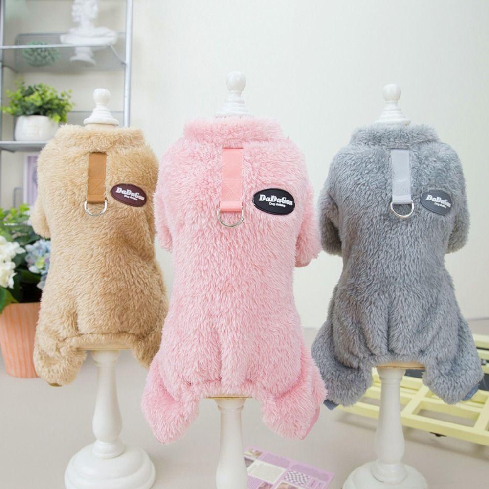Coat Puppy Pajamas Warm Winter Pet Costume Overalls Dog Jumpsuit  Cat