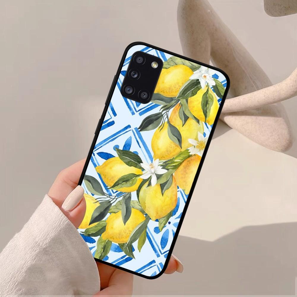 Frucht Zitrone Handyhülle Für Samsung A 10 11 12 13 20 21 22 30 31 32 40 51 52 53 70 71 72 73 91 13 Schale